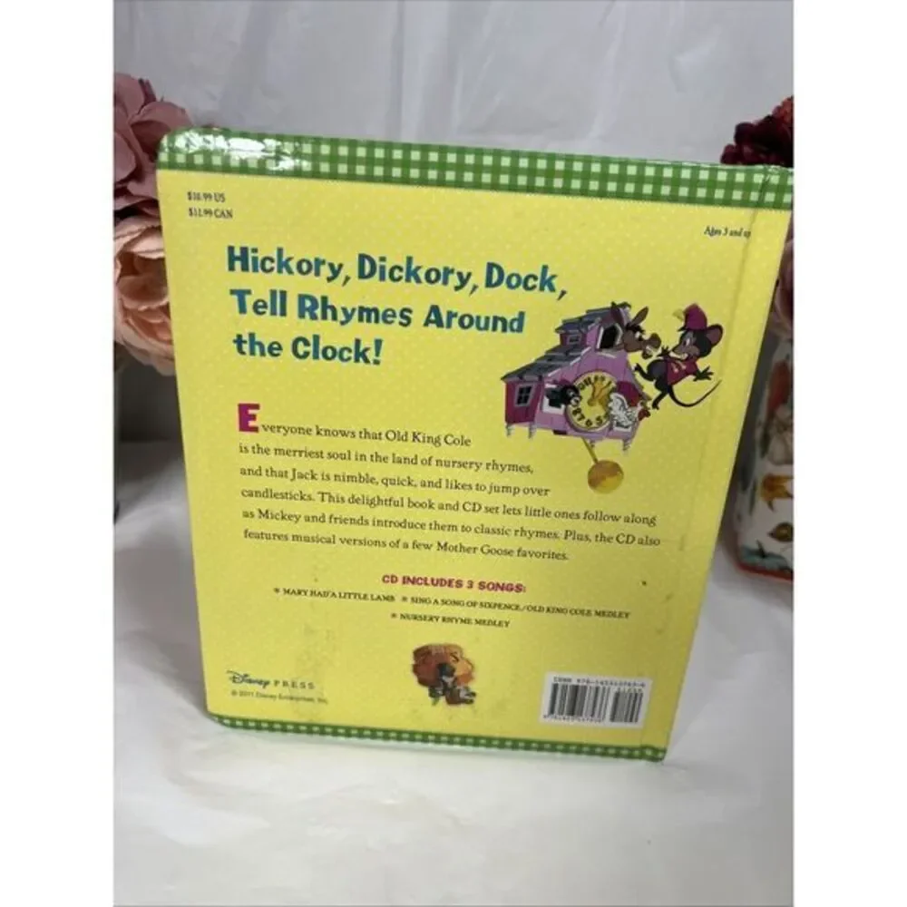 Disney‎ Nursery Rhymes Read-Along Storybook and CD